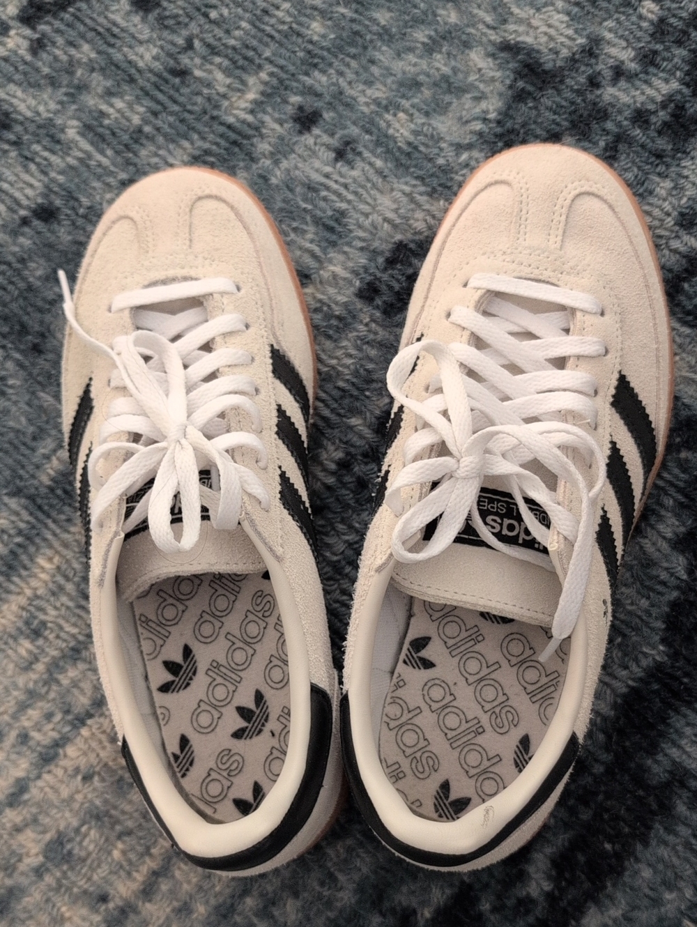 adidas Cream & Black Suede Special Sneakers